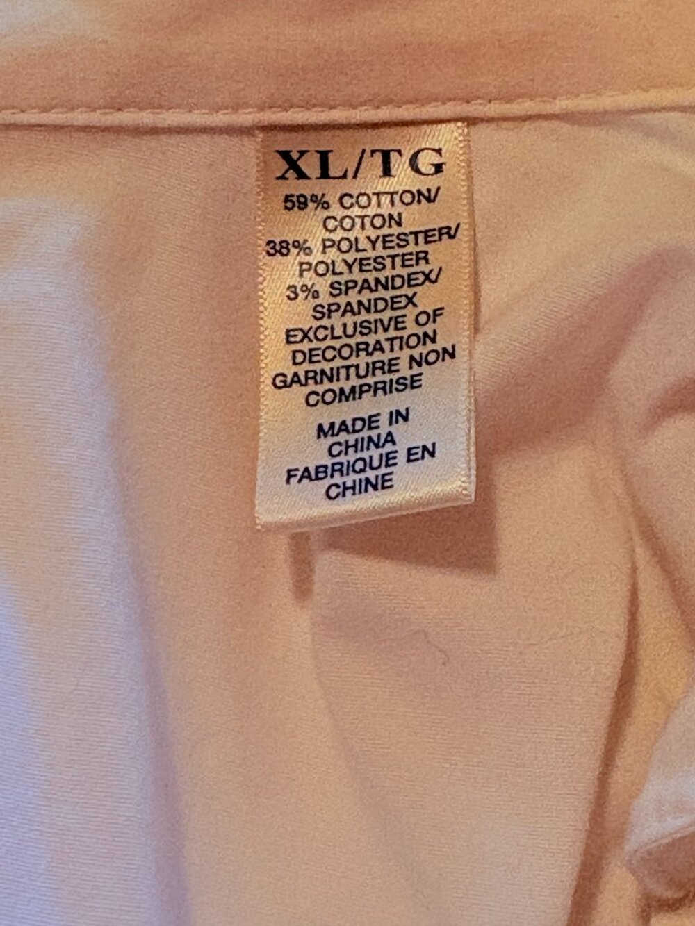 White Cotton Rider's Blouse, Large - Picture 5 of 5